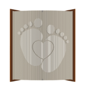 Embossed Feet Heart