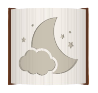 Cloud Moon and Stars image