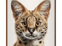 Fore Edge Serval Cat image