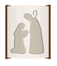 Mary, Joseph and Jesus image