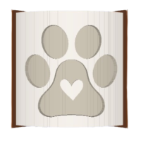 Paw Print Heart image