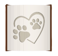 Paw Prints Heart image