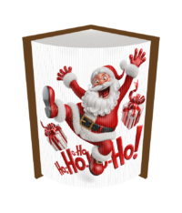 Fore Edge Santa Jumping Image
